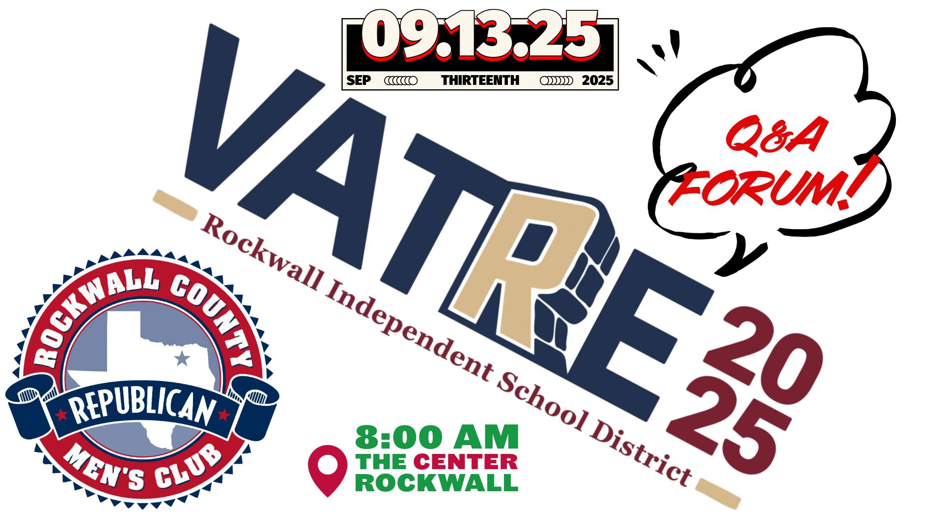 Rockwall County Republican Men’s Club Monthly Meeting